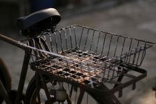 Bicycle Basket Stock Image