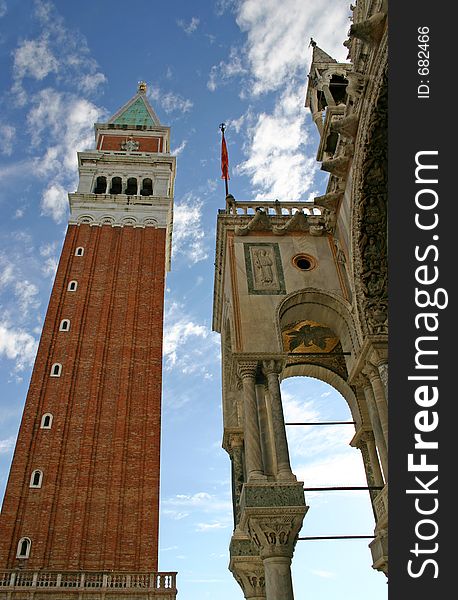 Campanile tower in Venice