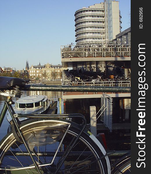 Amsterdam Bicycle Parking. Amsterdam Bicycle Parking