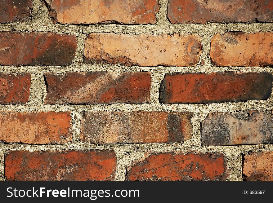 Full brick wall