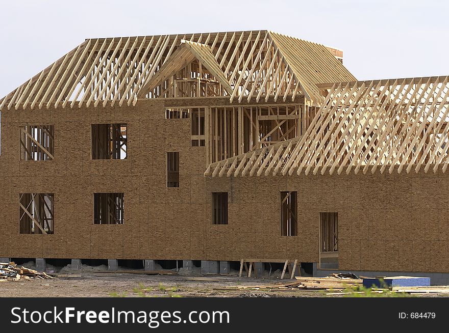 House that has been framed