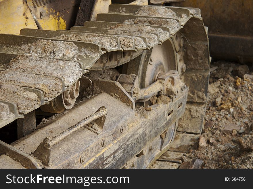 Bulldozer Track Detail