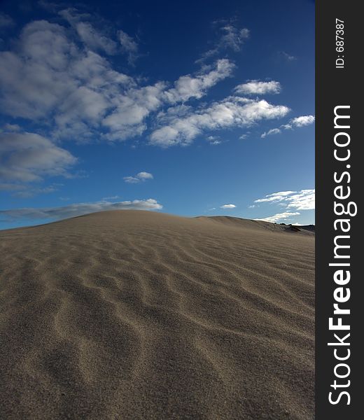 Ripples Sand Dune. Ripples Sand Dune