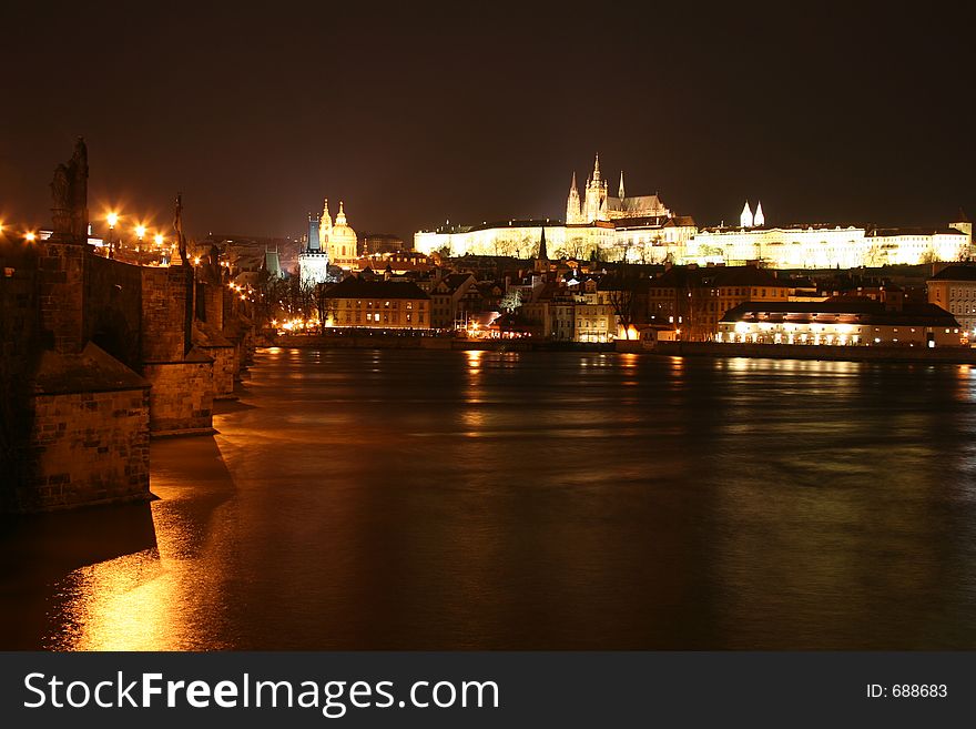 Prague At Night