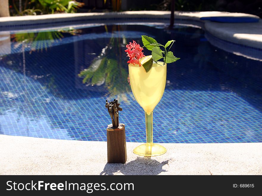 Cocktail at the pool