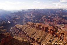 Panoramic View Of The Grand Canyon Royalty Free Stock Images