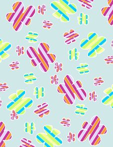 Flowers With Stripes Stock Images Flowers With Stripes Stock Images