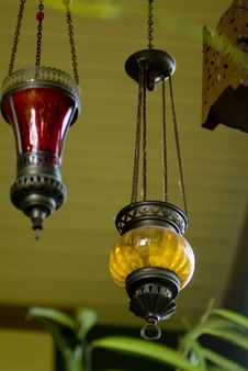 Lamps Hanging From The Ceiling Royalty Free Stock Images Lamps Hanging From The Ceiling Royalty Free Stock Images