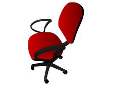 Rotating Office Chair Royalty Free Stock Photography