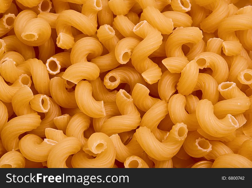 Yellow italian pasta background pattern