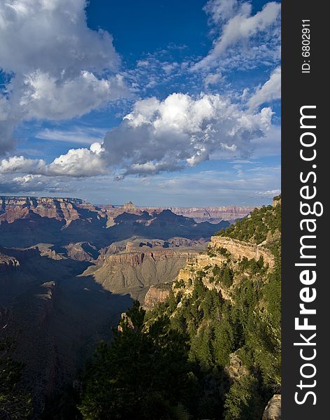 Panoramic View Of The Grand Canyon