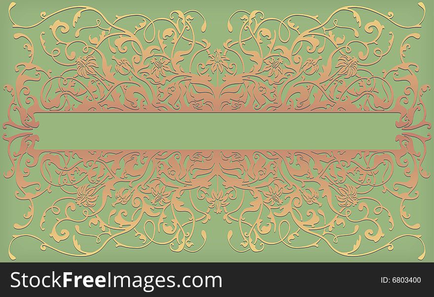Decorative card with blank space for your adding. Decorative card with blank space for your adding
