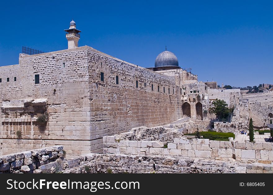 The old city of jerusalem in israel