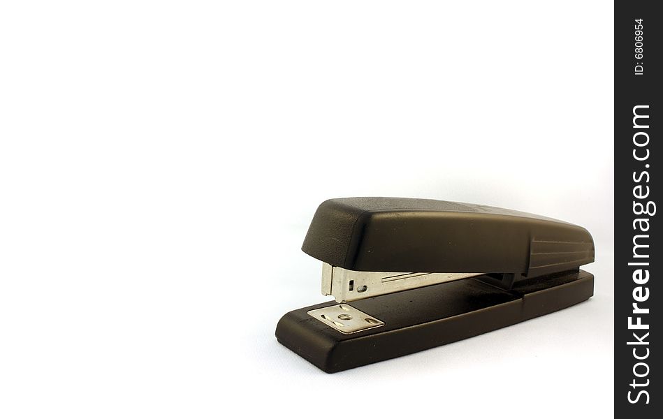 Stapler on a white background