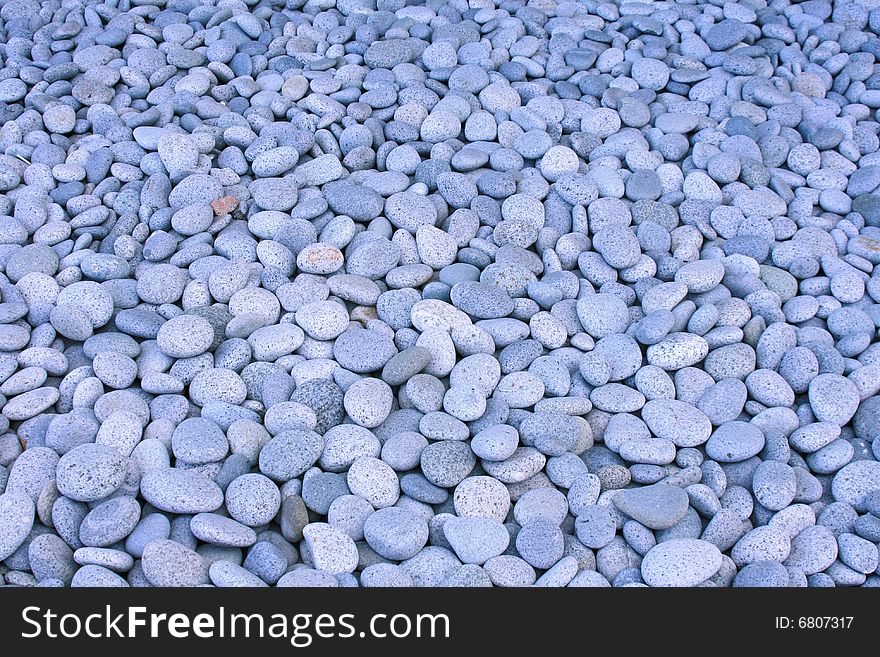 So many stones on the floor.