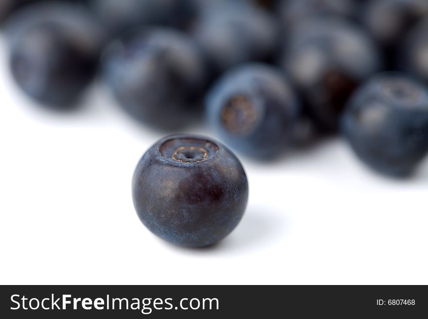 Fresh Bilberries Background