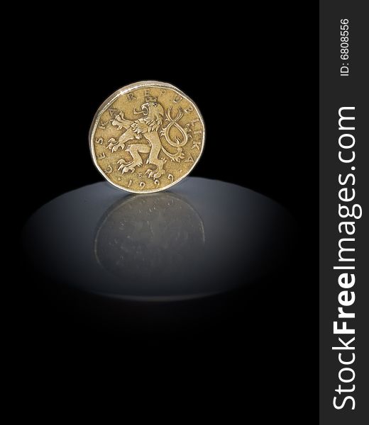 Coin of 20 CZK (czech crown)
