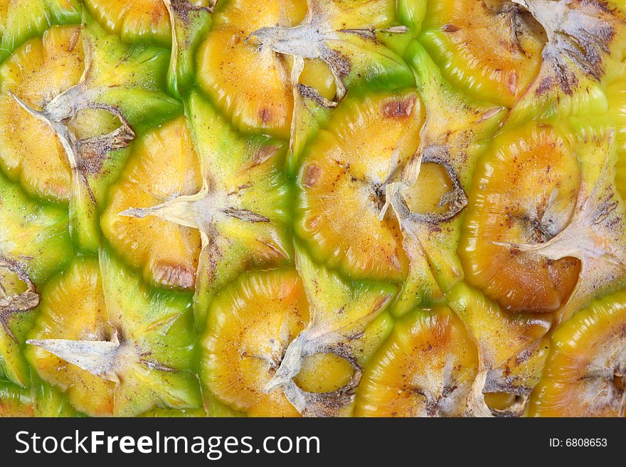 Texture Of Pineapple.