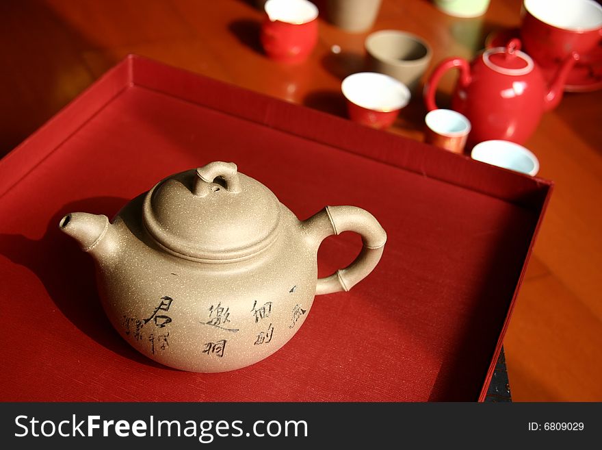 Special made purple clay teapot from china