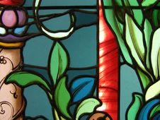Stained Glass Window Stock Photography Stained Glass Window Stock Photography