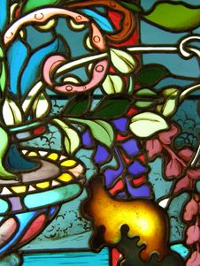Stained Glass Window Stock Photography Stained Glass Window Stock Photography