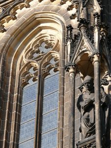 St Vitus Cathedral Detail. Prague Royalty Free Stock Images St Vitus Cathedral Detail. Prague Royalty Free Stock Images