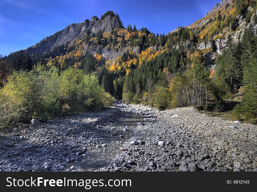 Small brook in the Tirol region of Austria. Small brook in the Tirol region of Austria