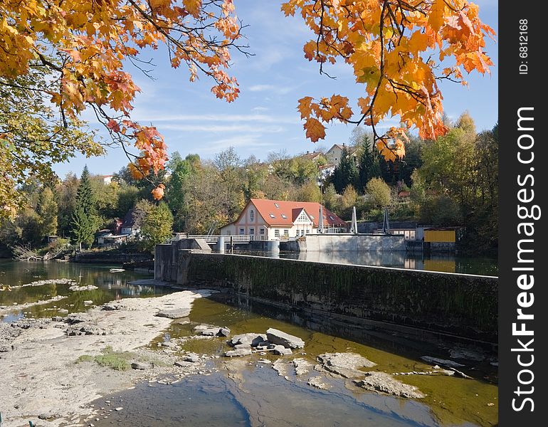 An old mill on the river Iller in Kempten, Germany. An old mill on the river Iller in Kempten, Germany.