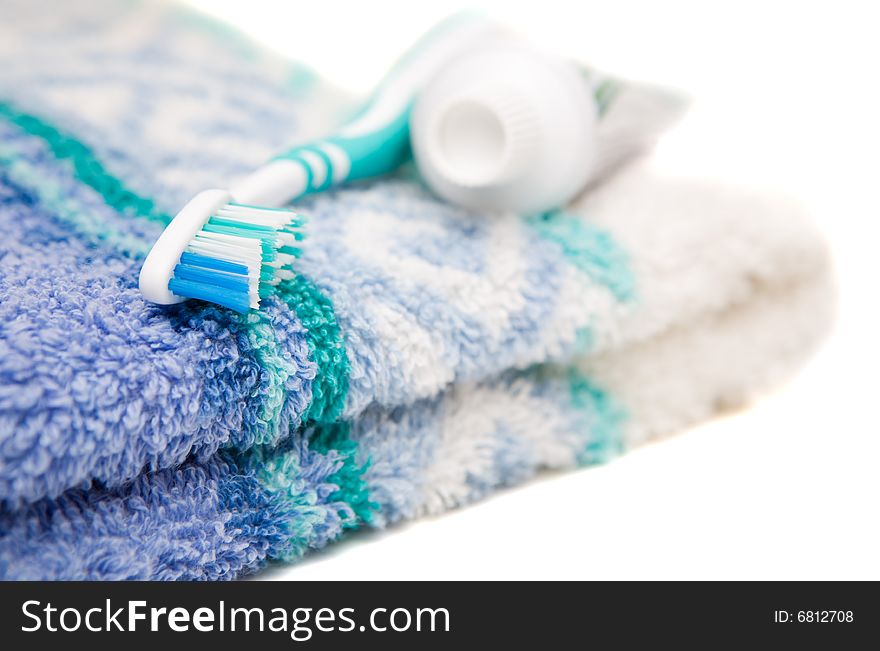 Toothbrush isolated on white background