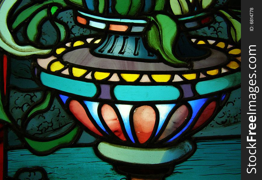 Stained Glass Window of a lot of colors