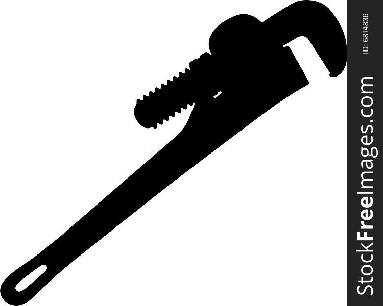 Tool - 1. Silhouette of industrial tool for your design