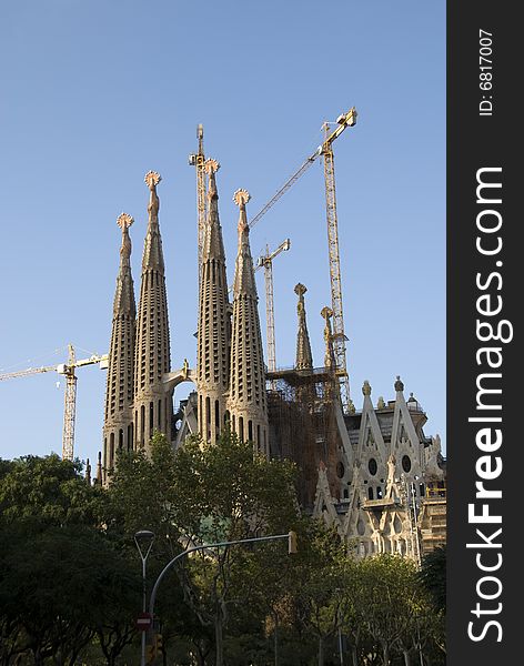 Sagrada Familia in Barcelona, Spain