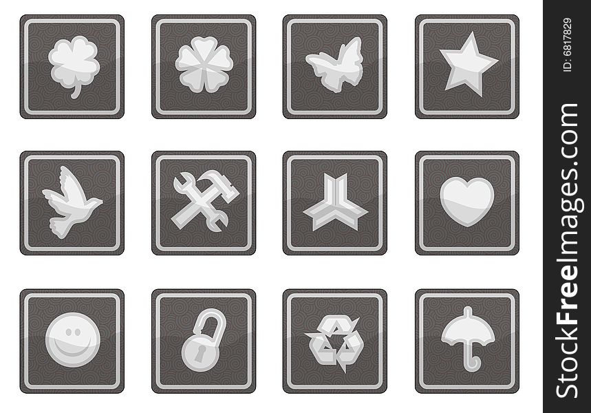 Silver Sleek Icons