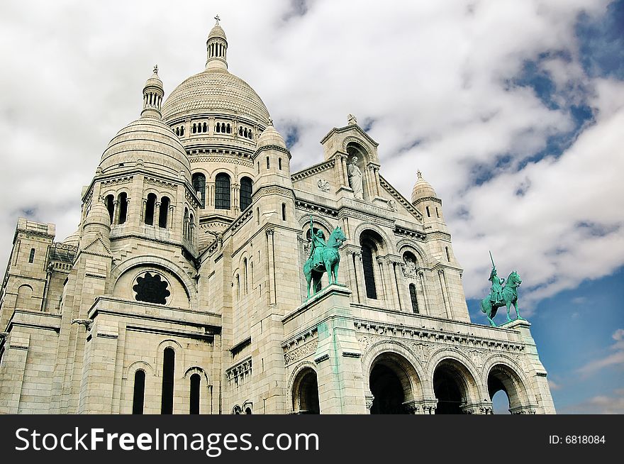 Basilica of Sacre-Coeur, Montmartre, Paris, France