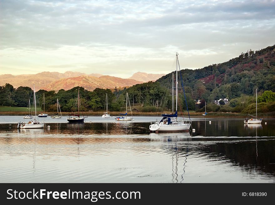 Sailboats On The Scottish Lake