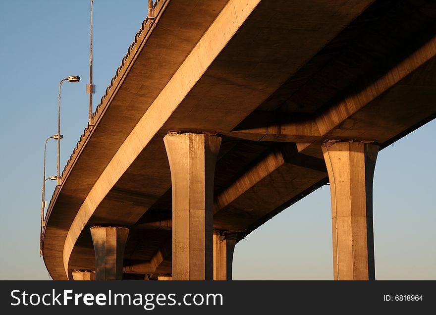 Concrete bridge