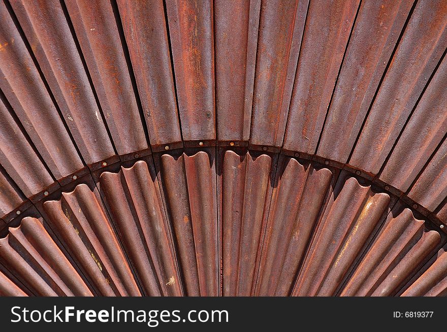 Detail of rusty metal with abstract textured pattern. Detail of rusty metal with abstract textured pattern