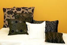 Pillows Yellow 2 Stock Image Pillows Yellow 2 Stock Image
