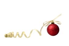 Red Sphere With Bow Royalty Free Stock Images Red Sphere With Bow Royalty Free Stock Images