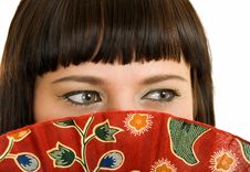Look From Fan Royalty Free Stock Photo Look From Fan Royalty Free Stock Photo