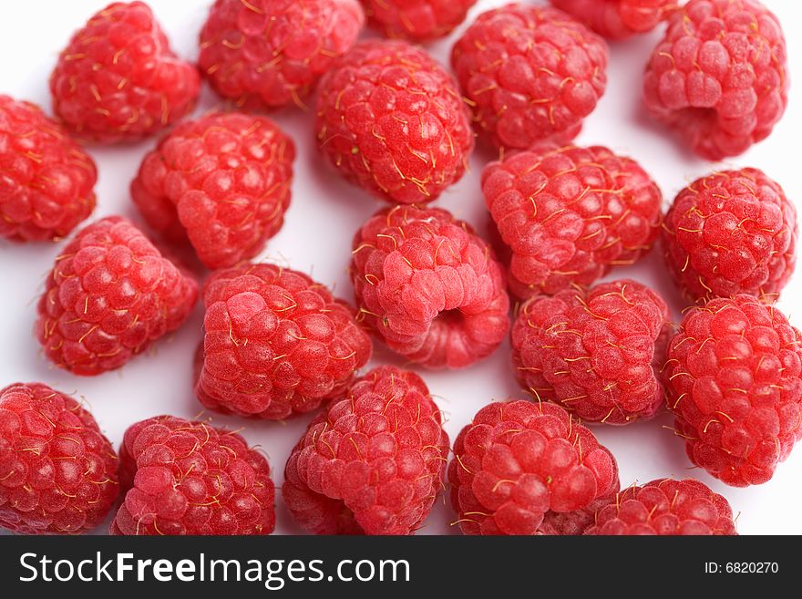 Close up of fresh raspberries. Close up of fresh raspberries