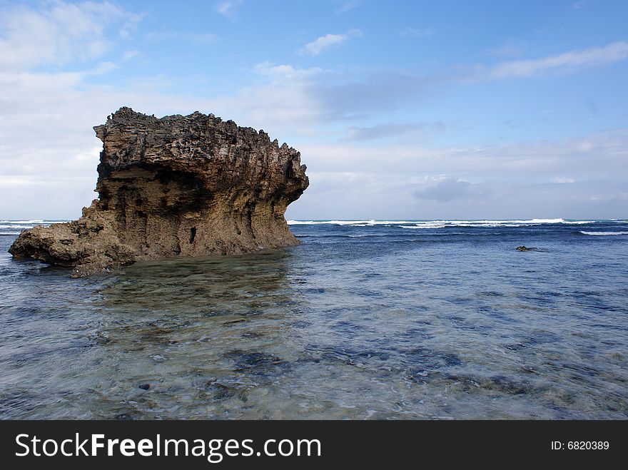 A little island near Watamu, Kenya. A little island near Watamu, Kenya