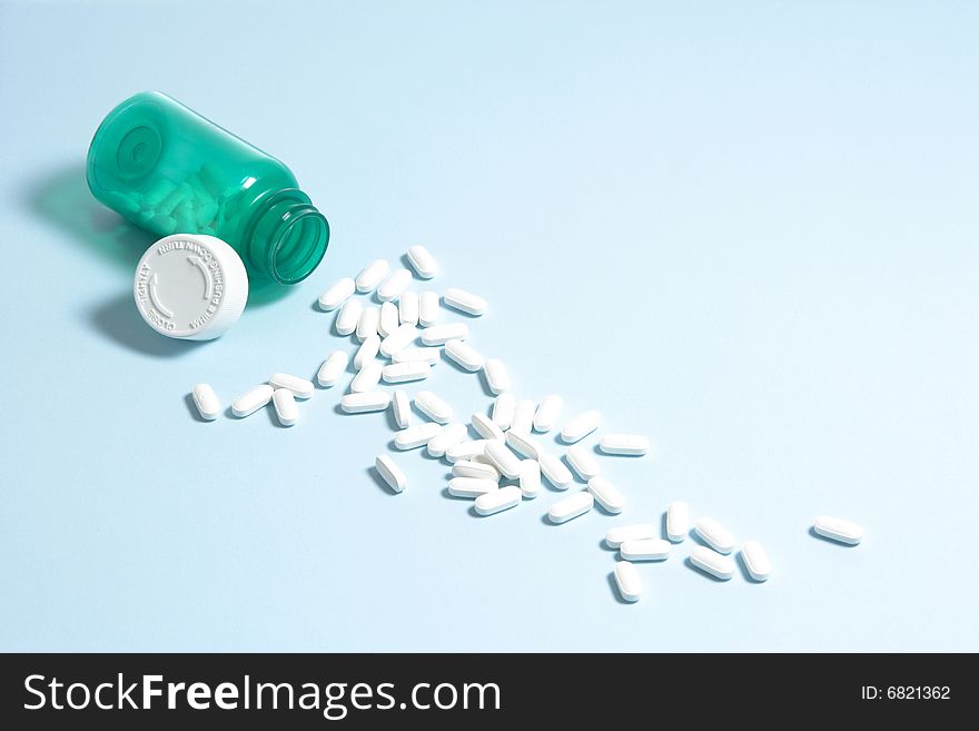 A Bottle Filled With Pills