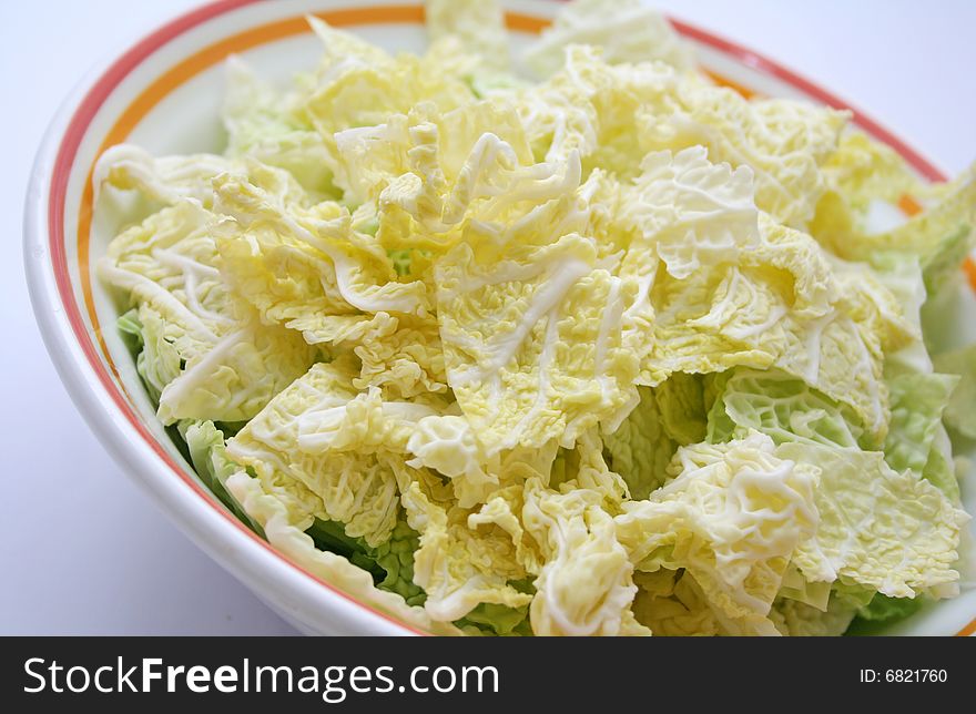 Some fresh green cabbage ready for cocking. Some fresh green cabbage ready for cocking