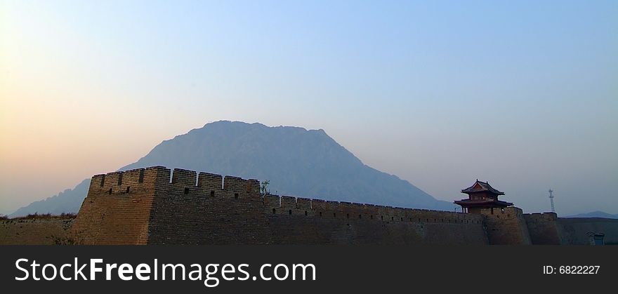 This Old city located at the Chinese Hebei