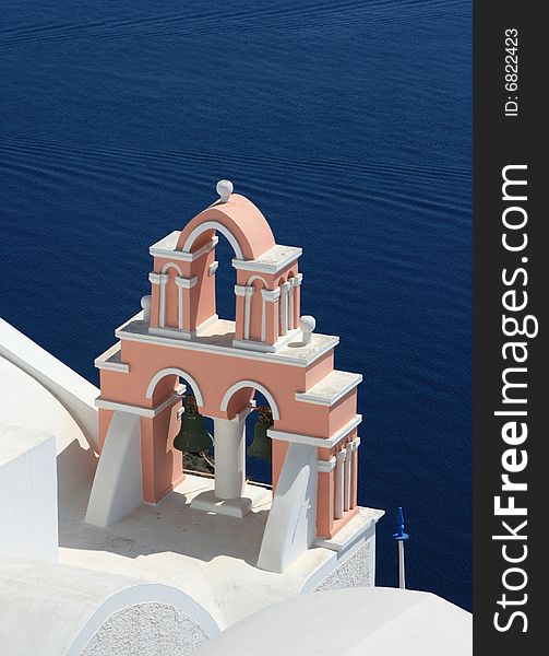 Orthodox church in Santorini, Greece