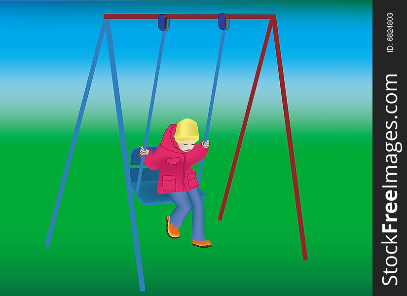 Child On A Swing