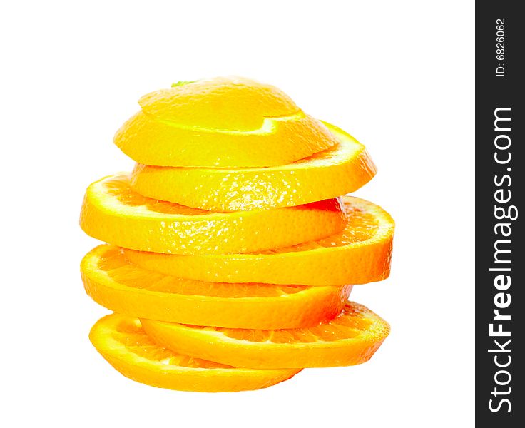 Isolated  Orange
