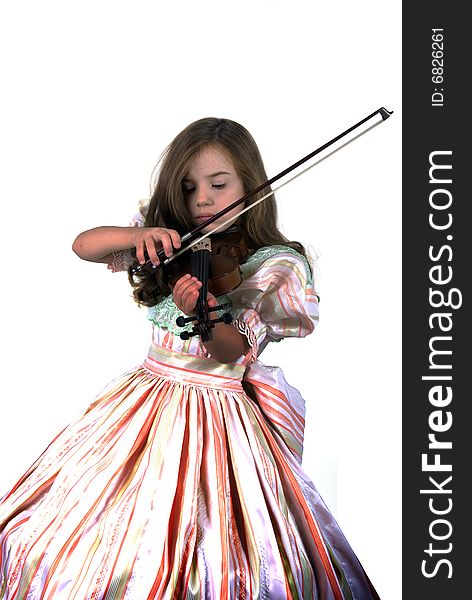 Little Princess And Violin