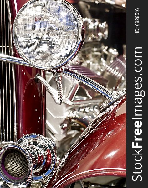 Classic car headlight